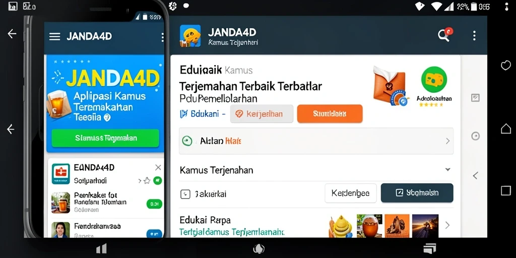 Tampilan antarmuka JANDA4D yang intuitif dan ramah pengguna.